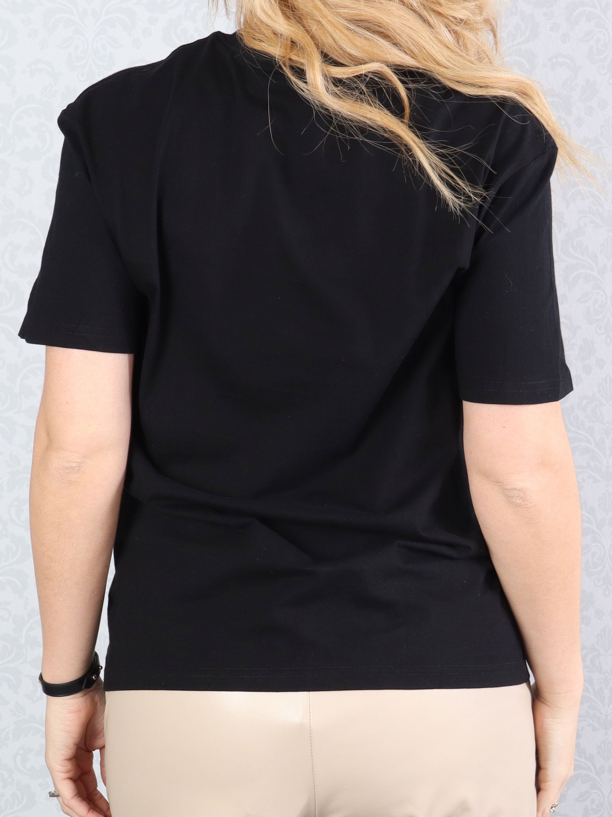 Malene - T-shirt med motiv af similisten